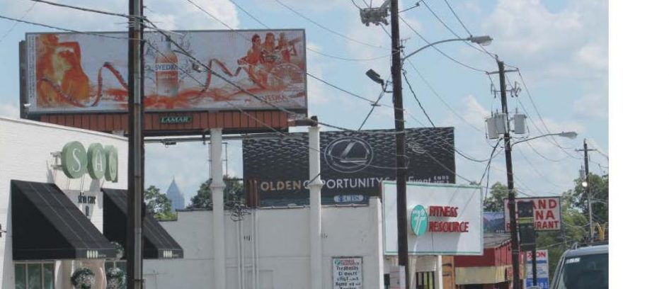 Billboard Ads Buckhead Location Image