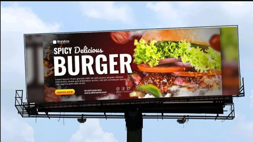 Billboard advertising in Downtown Atlanta